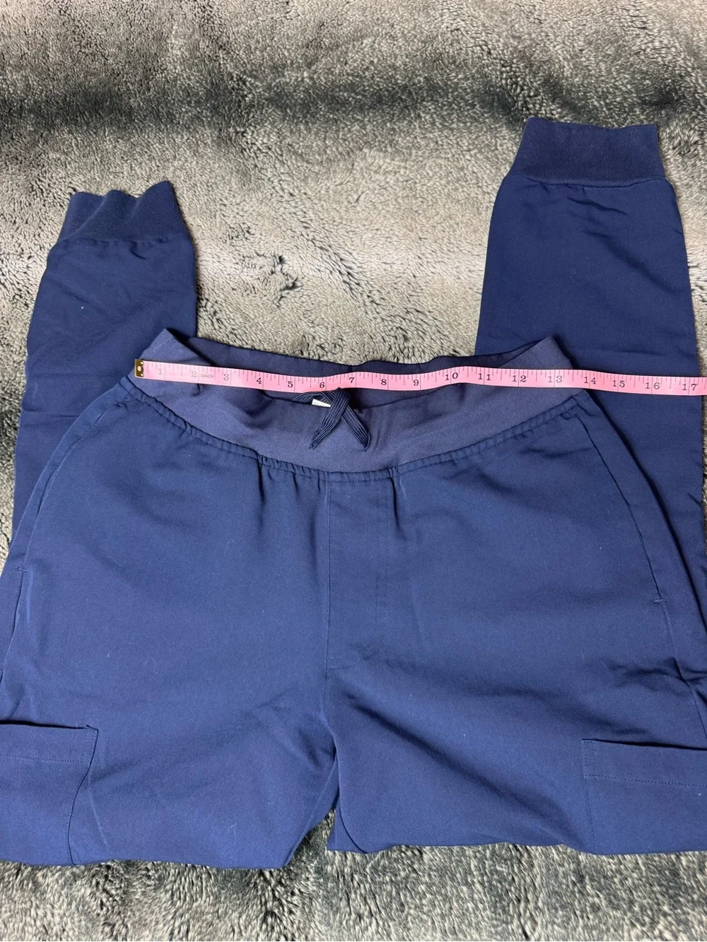 Navy Blue Jogger Scrub Pants